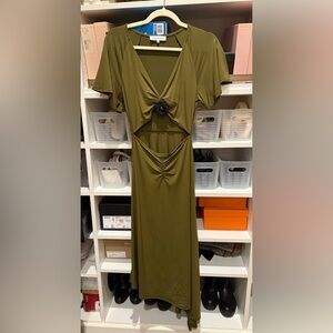 WeWoreWhat Asymmetrical Cutout Dress